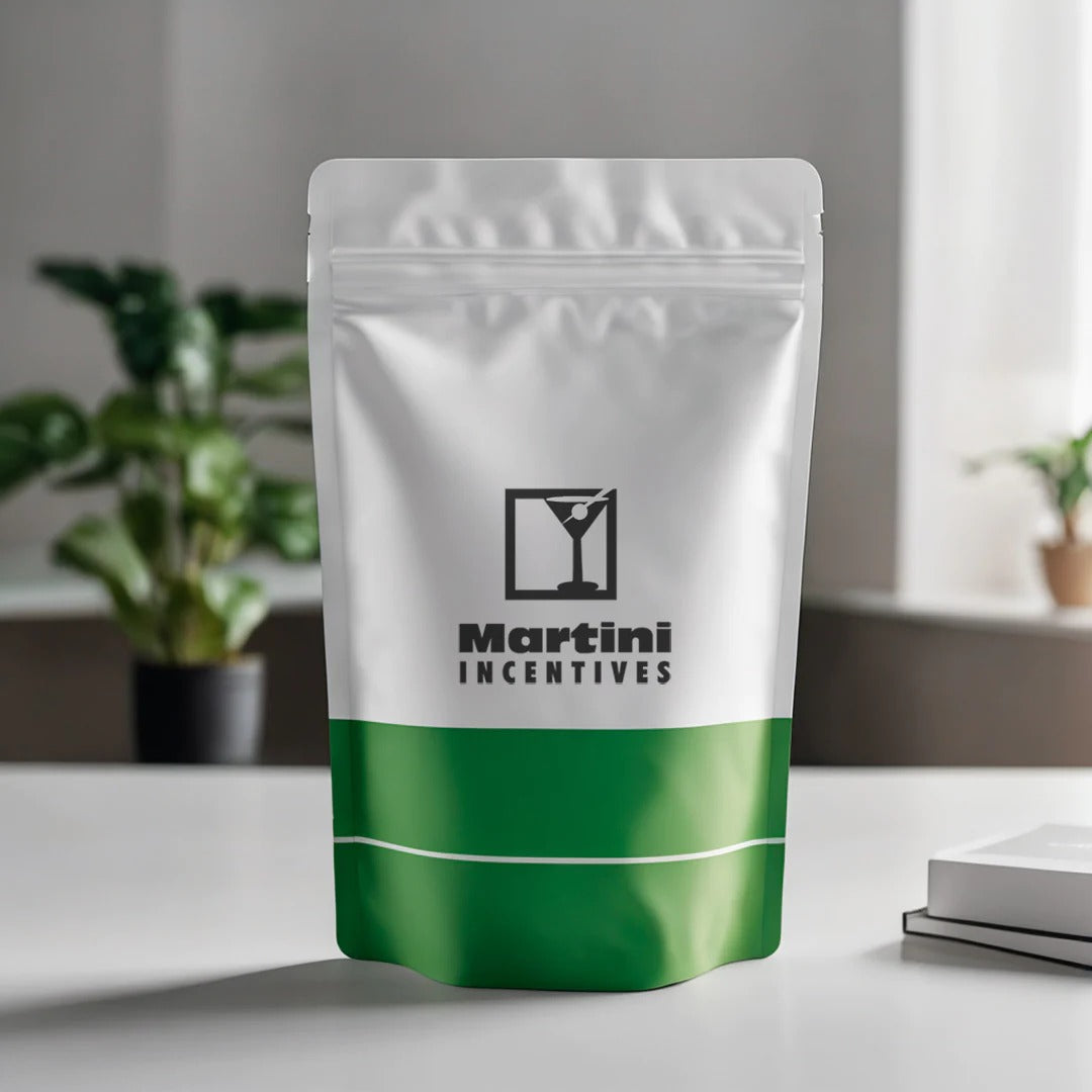 Custom stand-up pouches designed for versatile packaging needs, offering durability, resealability, and high-barrier protection for various products.