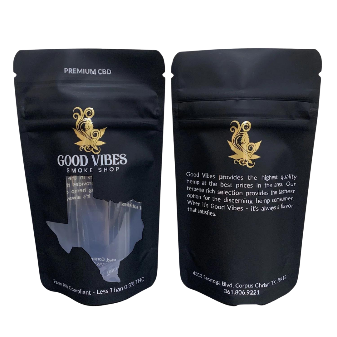 Custom stand up pouches for food packaging, pet treats, mylar bags, cannabis products, and flexible packaging applications.